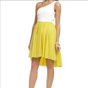 Erin Fetherston yellow/ white dress